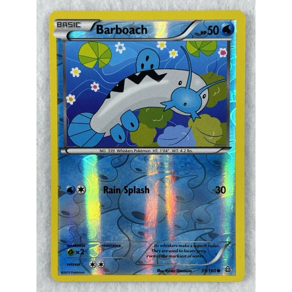Pokemon Water Type Card Lot of 13 Reverse Holo Milotic Kyogre Mudkip XY Preowned
